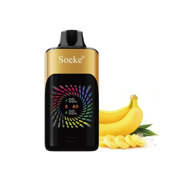 Soeke S9 28000 Puffs- 10 Packs - banana ice