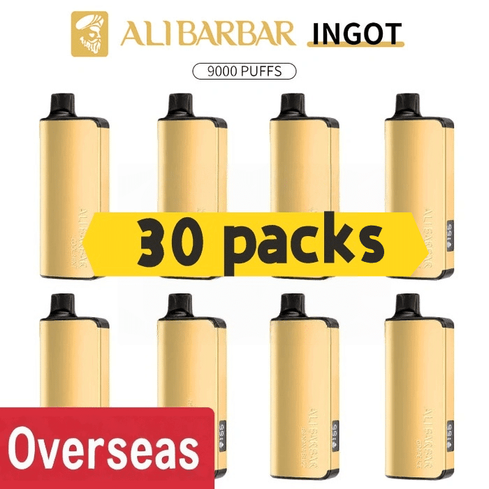 Alibarbar Ingot 9000 puffs-30 pack Multiple flavors(Ship from oversea) - Blackberry Ice