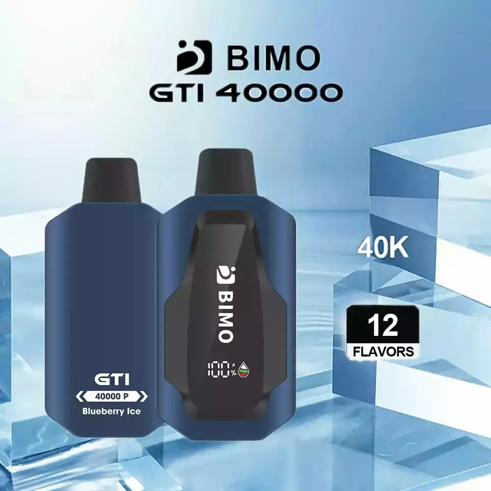 BIMO GTI 40K Puffs 20 pack Multiple flavors - Blueberry Lacy Cherry