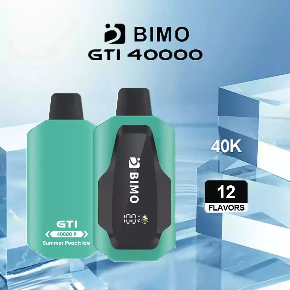 BIMO GTI 40K Puffs 10 pack Multiple flavors - Summer Peach Ice