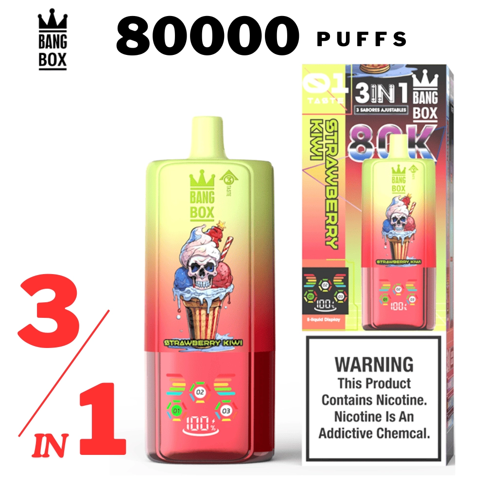 Bang Box 80000 Puff -10 packs or more - DOUBLE Grape + Strawberry mango+Blueberry sour Raspberry ice