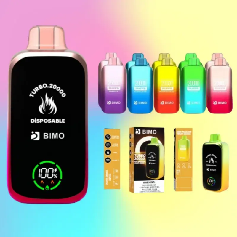 BIMO Turbo 20000 Puffs 10 pack Multiple flavors