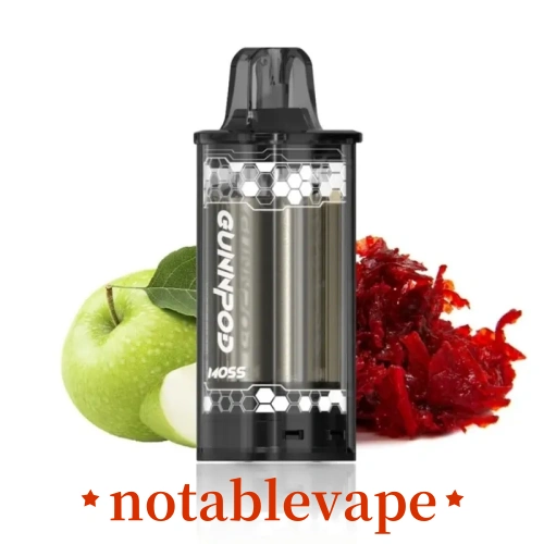 Gunnpod moss Double Apple Shisha “pod"