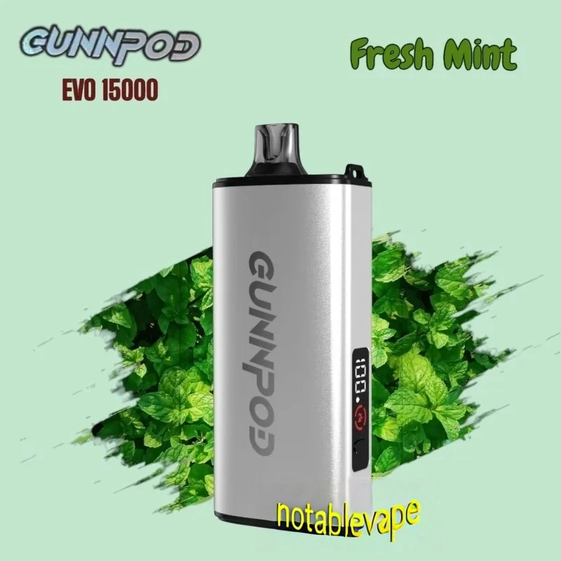 Gunnpod EVO 15k - 20 pack Multiple flavors - Fresh Mint