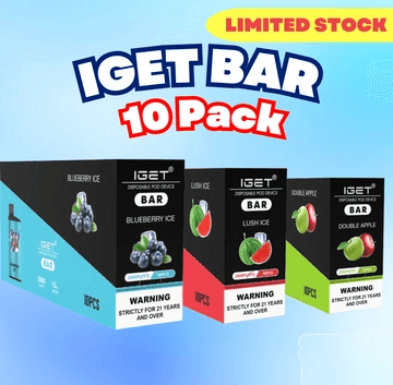 IGET Bar Vape 10 Pack ($25 each)