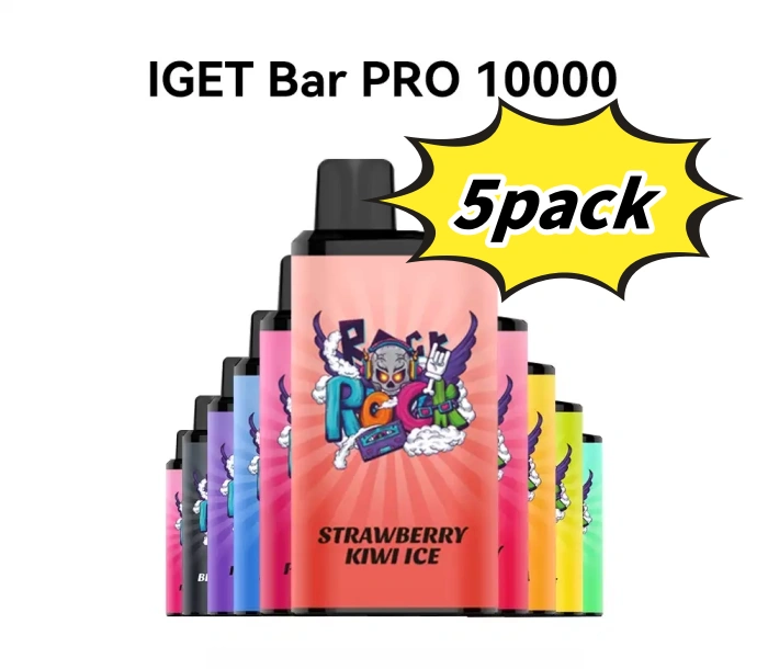 IGET Bar Pro 10000 Puffs Overseas warehouse-5pack - Blackberry Ice