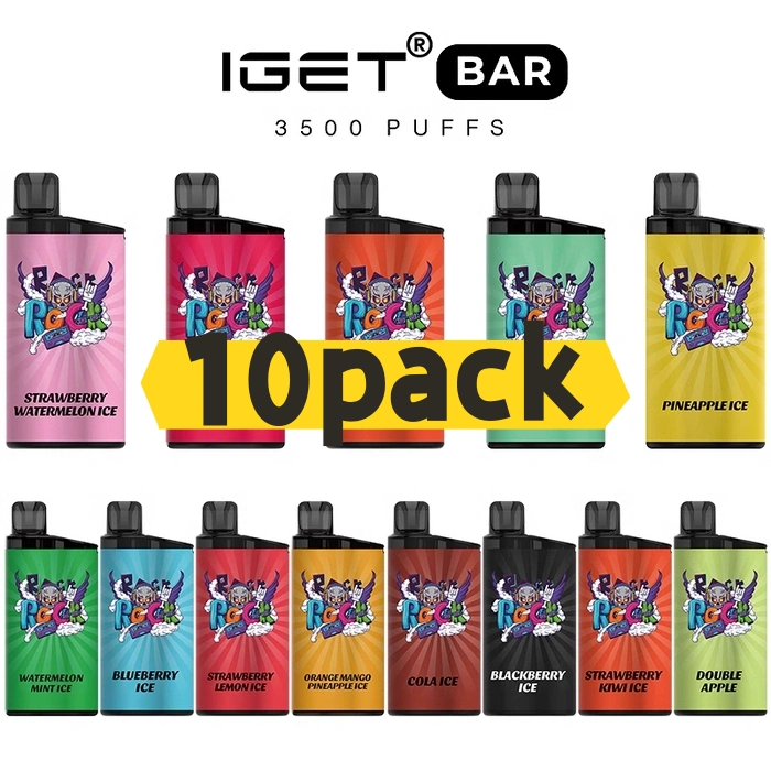 IGET Bar 3500 Puffs- 10 pack Multiple flavors - BLACK FOREST