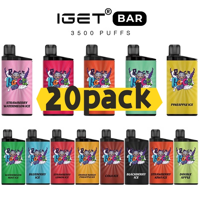 IGET Bar 3500 Puffs- 20 pack Multiple flavors - BLACK FOREST