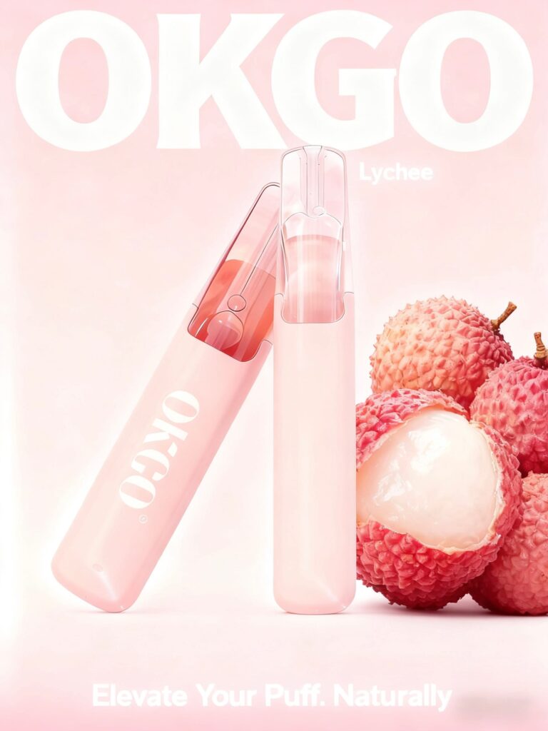 OKGO 6500 Puffs Lychee-10 Pack - Lychee