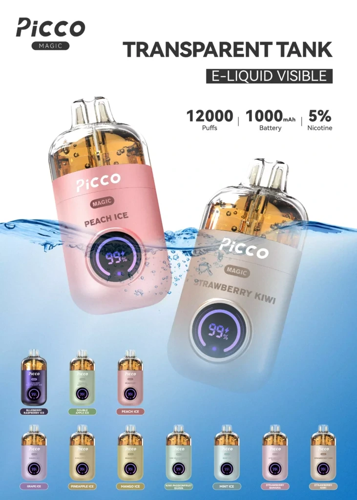 PICCO MAGIC 12000 Puffs-3 pack - Image 2