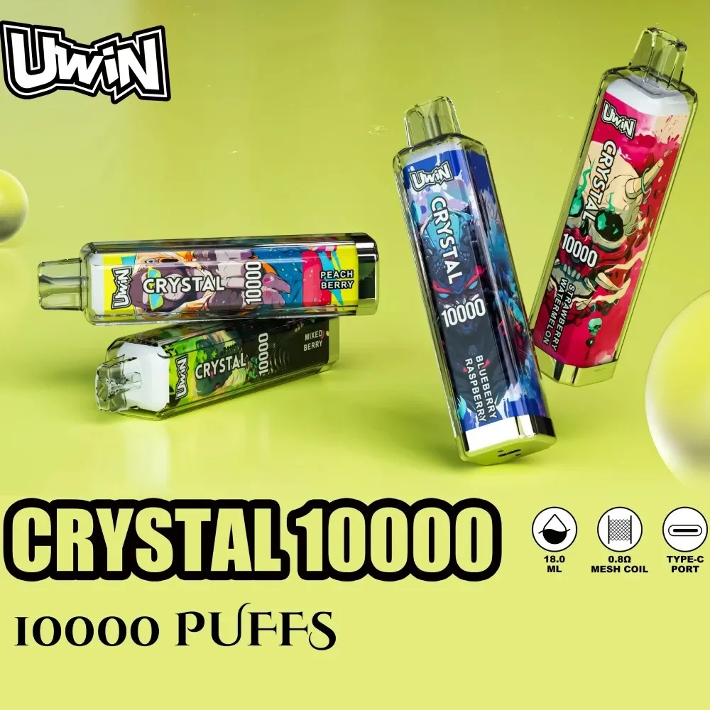 Uwin Crystal 10K Puffs-10 packs - Blueberry Raspberry