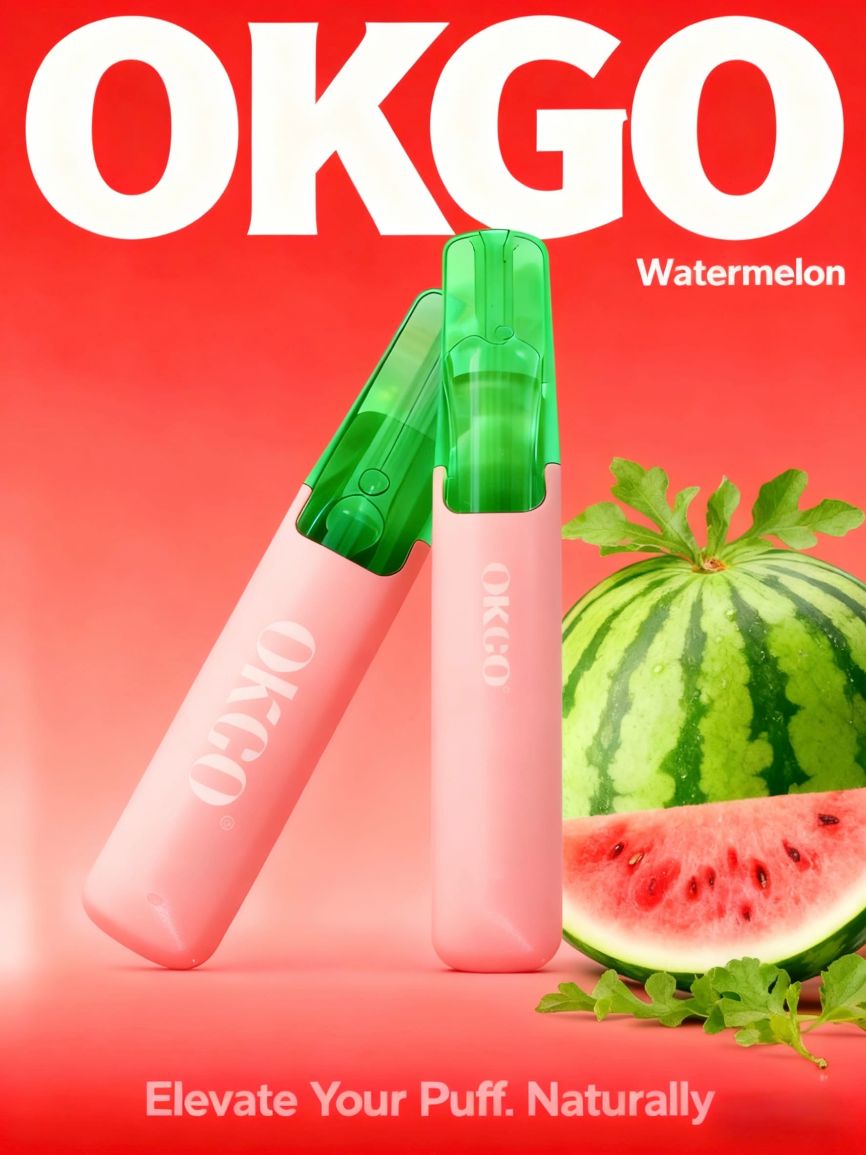 OKGO 6500 Puffs Watermelon -10 Pack - Watermelon