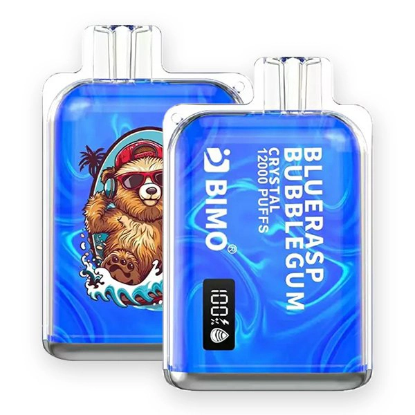 BIMO Crystal 12000 Puffs Blueberry Raspberry Bubblegum - Blueberry Raspberry Bubblegum