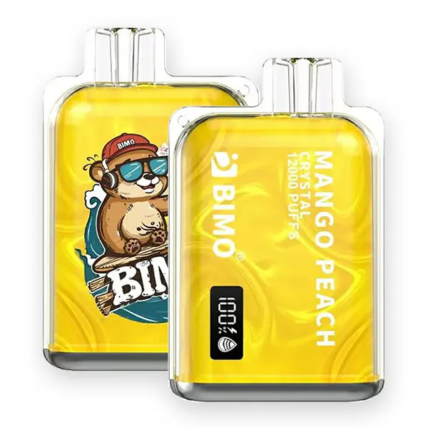 BIMO Crystal 12000 Puffs Mango Peach - Mango Peach