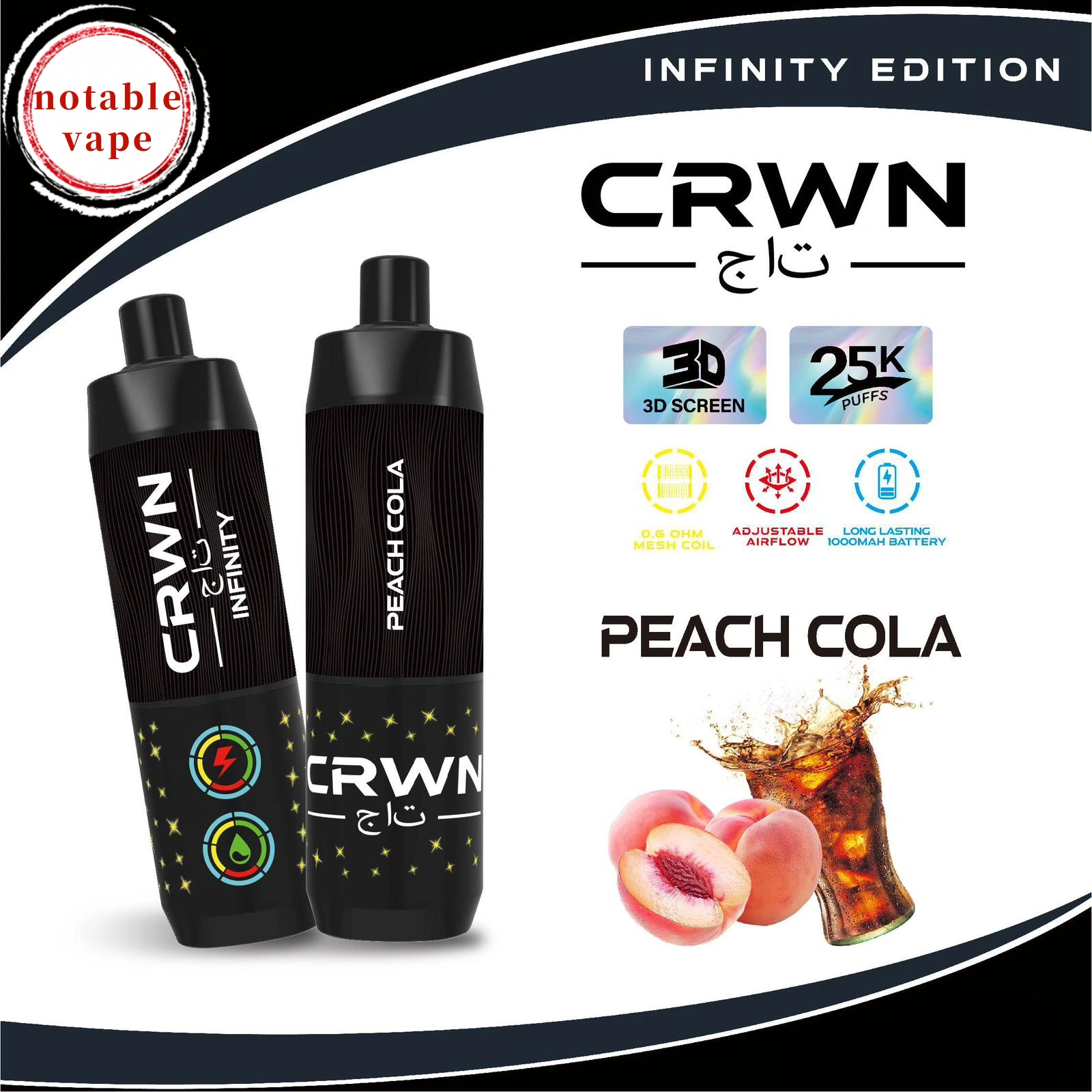 Crwn Infinity - Peach Cola - 25,000
