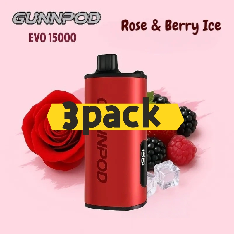 Gunnpod EVO 15k - 3 pack Multiple flavors - Banana Ice