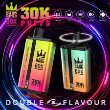 Bangbox 30000 Puffs – Double Flavour Vape - Black Dragon ice&Mango Peach Watermeon