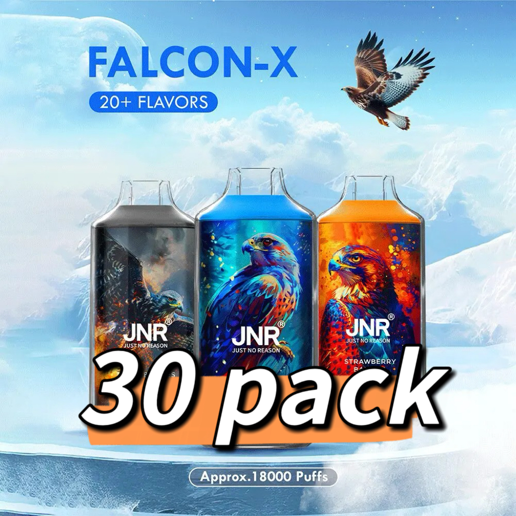 JNR Falcon-X 18000 Puffs 30 Pack (Ship from oversea) - Blue Razz Ice
