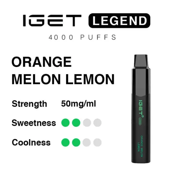 IGET Legend 4000 Puffs Orange Melon Lemon