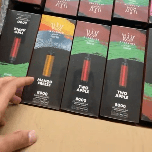 Al Fakher Crown Bar Ice Adjust 15000 -10 packs or more