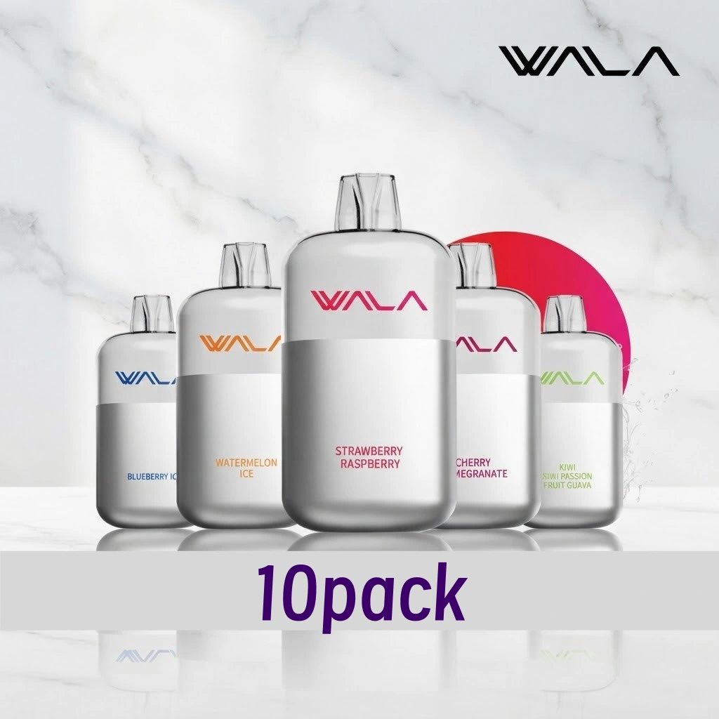Wala POP 10000 Puffs -10 pack Multiple flavors - Grape Ice